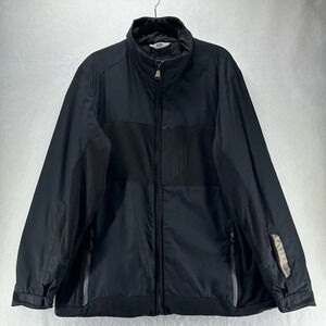 GAP Jacket Mens Size XL Quilted Lined Full Zip Long Sleeve Outdoor Nylon Black